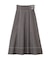 バイカラーステッチAラインフレアスカート