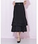 ベルト付きアシメヘムスカート