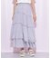 コットンライクティアードスカート