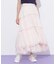 コットンライクティアードスカート