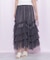 イレギュラーフリルレイヤードスカート