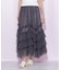 イレギュラーフリルレイヤードスカート