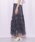 イレギュラーフリルレイヤードスカート