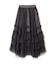 イレギュラーフリルレイヤードスカート