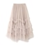 イレギュラーフリルレイヤードスカート