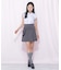 〈RIBBONシリーズ〉アシメリボンミニスカート