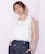 シャーリングシアーリングチェックブブラウス