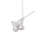 Cubic 大粒クローバーネックレス