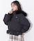 フェイクファー付きペプラムショートダウン 26AW