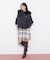 フェイクファー付きペプラムショートダウン 26AW