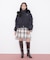フェイクファー付きペプラムショートダウン 26AW