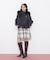 フェイクファー付きペプラムショートダウン 26AW