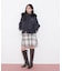 フェイクファー付きペプラムショートダウン 26AW