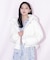 フェイクファー付きペプラムショートダウン 26AW