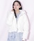 フェイクファー付きペプラムショートダウン 26AW