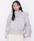 フェイクファー付きペプラムショートダウン 26AW