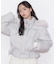 フェイクファー付きペプラムショートダウン 26AW
