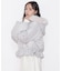 フェイクファー付きペプラムショートダウン 26AW