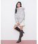 フェイクファー付きペプラムショートダウン 26AW