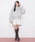 フェイクファー付きペプラムショートダウン 26AW