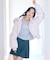 フェイクファー付きペプラムショートダウン 26AW