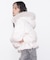 フェイクファー付きペプラムショートダウン 26AW