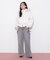 フェイクファー付きペプラムショートダウン 26AW