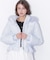 フェイクファー付きペプラムショートダウン 26AW