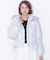 フェイクファー付きペプラムショートダウン 26AW