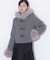 フェイクファー付きショートダッフルコート 26AW