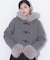 フェイクファー付きショートダッフルコート 26AW