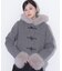 フェイクファー付きショートダッフルコート 26AW