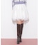 縦ラッフルミニスカート