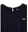 スカラップ襟リボンタイワンピース
