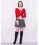 ベルト付きプリーツミニスカート