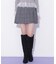 ベルト付きプリーツミニスカート