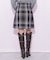 ロービングチェックミニスカート