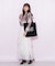ロゴ刺繍リボントートバッグ