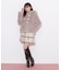 フェイクファーダッフルコート