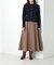 ウーリッシュチェックフレアスカート