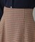 ウーリッシュチェックフレアスカート