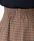 ウーリッシュチェックフレアスカート