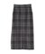 チェックロングタイトスカート