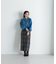 チェックロングタイトスカート