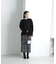 チェックロングタイトスカート