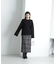 チェックロングタイトスカート
