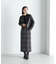 チェックロングタイトスカート