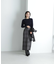 チェックロングタイトスカート