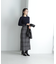 チェックロングタイトスカート