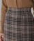 チェックロングタイトスカート